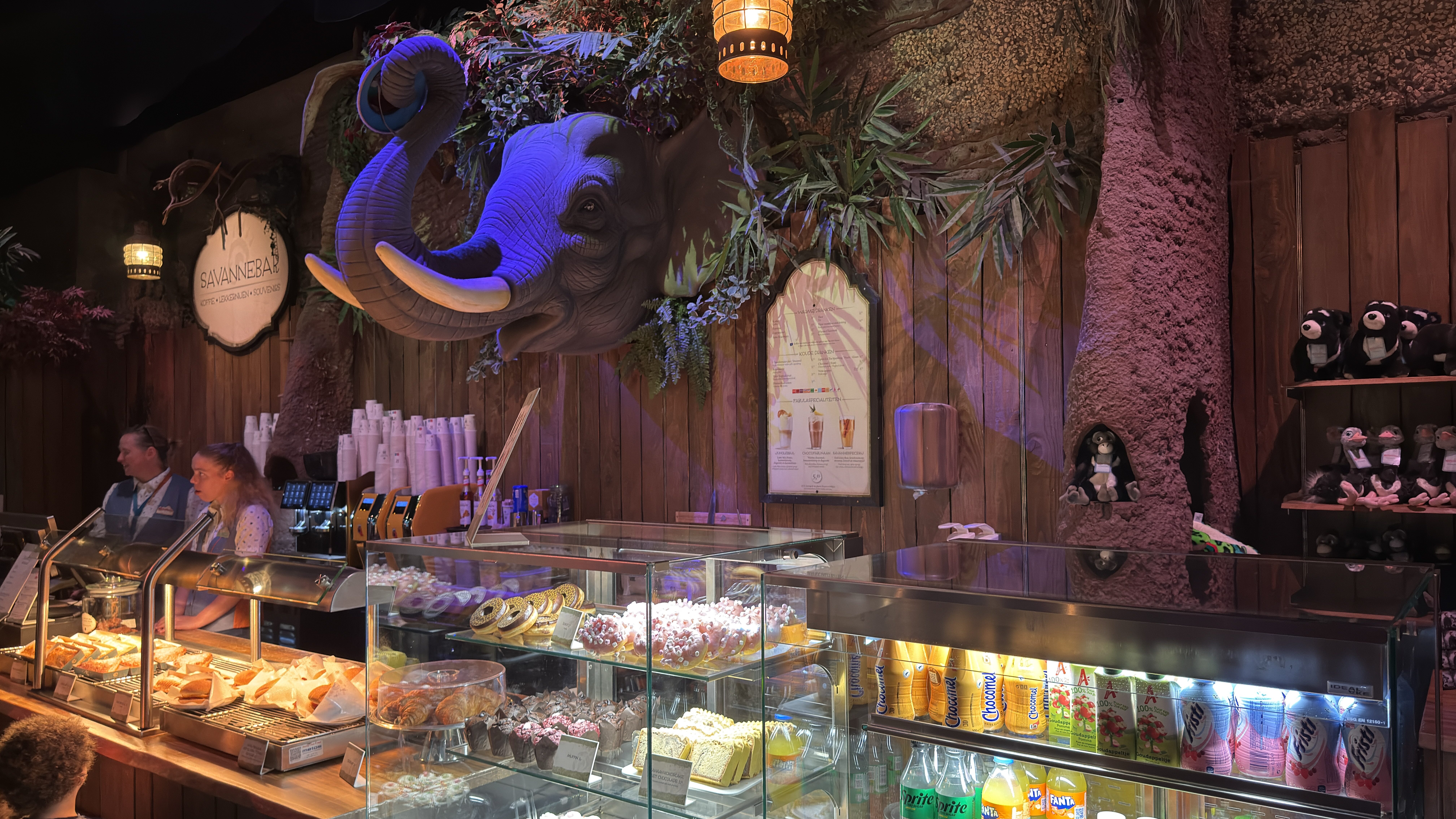 De Savannebar in het Fabula Restaurant